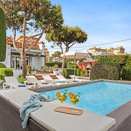 Villa Erika Beach House Malgrat de Mar Bagian luar foto